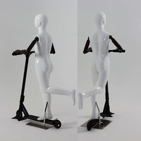 Mannequin de sport pour enfants, Scooter en fibre de verre, 1 pièce, nouveauté