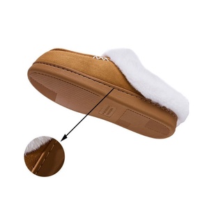 Chaussons d'intérieur personnalisés pour l'automne et l'hiver, pantoufles plates en peluche pour femmes, confortables, douces et moelleuses pour la maison - Product Image 3