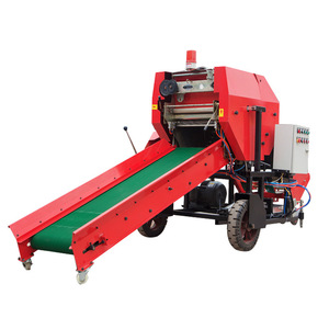 Empacadora Redonda de Paja de Maíz, Máquina Automática de Empacado, Empacadoras Agrícolas Motorizadas - Product Image 1
