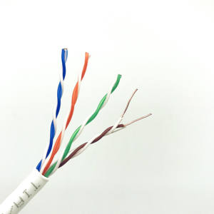 Kabel Jaringan UTP Cat5e Kecepatan Tinggi 305m Kustom Pabrik 24AWG Inti Tembaga Murni Padat 100MHz 100Mbps Ethernet LAN - Product Image 4