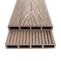 Terrasse en bois composite WPC moderne, imperméable, antidérapante, écologique, terrasse de jardin en bois composite, décorative, brossée