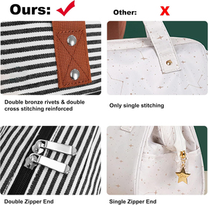 Ăn trưa Túi freezable ăn trưa Tote Túi tổ chức tái sử dụng mát cho các trường học và dã ngoại cách điện Túi ăn trưa với túi - Product Image 4