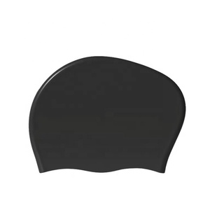 Bonnet de bain en silicone personnalisé et confortable avec service de découpe, imperméable et antidérapant, pour la protection des cheveux longs des adultes - Product Image 4