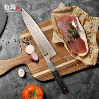 Konoll 240MM Gyuto Couteau Cuivre Damas Acier Japonais Noyau de VG-10 Couteau de Chef pour Cuisine