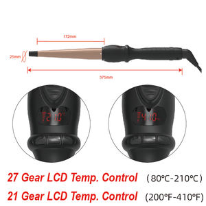 <span class=keywords><strong>Rizador</strong></span> de Pelo <span class=keywords><strong>Profesional</strong></span> con Certificación CE y RoHS, <span class=keywords><strong>Rizador</strong></span> Eléctrico de Cerámica de Turmalina, <span class=keywords><strong>Rizador</strong></span> de Pelo <span class=keywords><strong>Cónico</strong></span> Portátil - Product Image 2