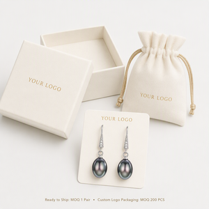 Pendientes colgantes de lágrima grises para mujer, diseño simple, accesorios para las orejas de uso diario - Product Image 6