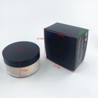 Logo Kustom Minyak Kontrol Pengaturan Bubuk Private Label Pigmen Yang Tinggi Kosmetik Tahan Air Matte Loose Powder