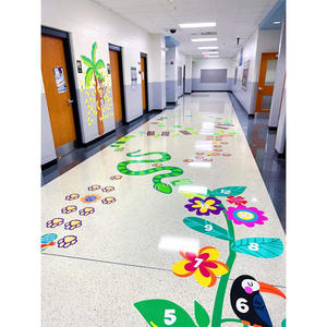 Autocollant en vinyle personnalisé en forme de jeu de pierres, imperméable et écologique, avec impression UV et vernis mat, pour décoration intérieure et jeu de puzzle au sol - Product Image 5