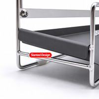 Support d'organisation pour évier de cuisine en acier inoxydable avec égouttoir, porte-éponge, porte-savon, porte-serviettes et rangement pour torchons de comptoir
