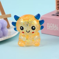 Jouet créatif anti-stress, adorable jouet à presser en forme de salamandre, cadeau pour enfants, jouet à remontée lente