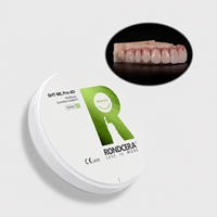 Disque en zircone de précision 4D Rondcera SHT-ML Pro pour une production à volume élevé, solution CAD CAM de valeur supérieure