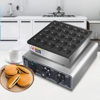 Mini fabricant de muffins gaufrier électrique commercial gaufrier antiadhésif en acier inoxydable