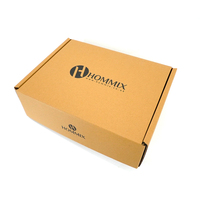 Boîte d'emballage en carton ondulé personnalisée pour vêtements, cosmétiques, électroniques, en matériau recyclable, type boîte d'avion, boîte cadeau, boîte couleur