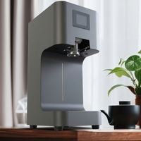 Machine de scellage automatique à induction électrique à grande vitesse pour jus, café, sauce, dessert, emballage en aluminium, PET, plastique