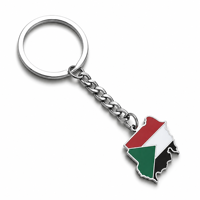 Llavero de aleación personalizado de lujo con mapa de Pakistán y bandera esmaltada, soporte para monedas, amuleto nacional, regalo de moda, accesorio al por mayor.