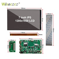 Modul Layar LCD Full HD 7 inci Antarmuka Mipi, Layar TFT IPS 7 inci untuk Raspberry PI 1920*1200 dengan Papan Pengontrol