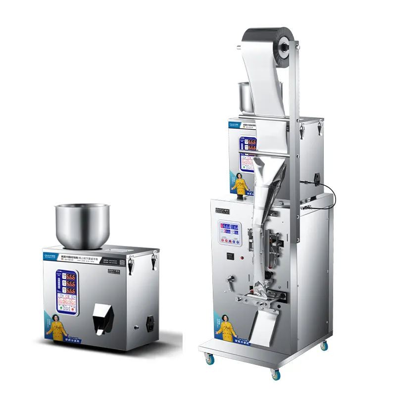 ouxin OX-ZFB30 reasonable price nuts powder packing machine 25kg 50 kg small packing machine