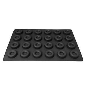 60X40CM grande 24 cavidades silicona Donut molde grado alimenticio antiadherente Donut pastel Chocolate hornear <span class=keywords><strong>Pan</strong></span> - Product Image 5