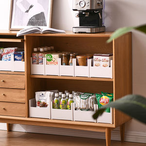 Moderno organizador multifunción de plástico para la cocina debajo del <span class=keywords><strong>fregadero</strong></span>, clasificación de escritorio, almacenamiento de maquillaje, cesta de almacenamiento de aperitivos para uso en bolsas - Product Image 3