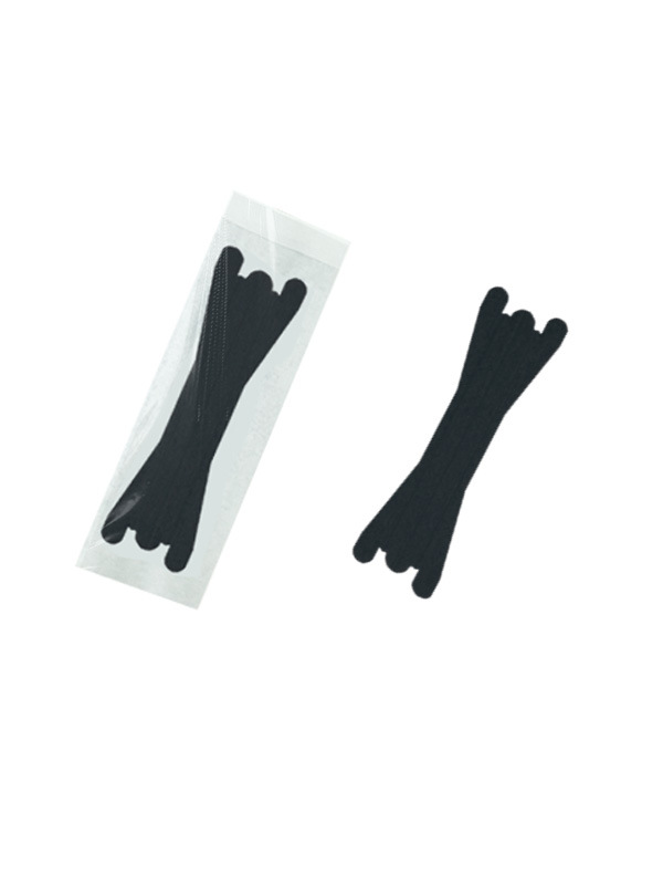 Visible transparent cold seal paper cool black