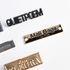 Bán Buôn Kẽm Hợp Kim Biểu Tượng Tùy Chỉnh Tên Phù Hiệu Cá Nhân Nhãn Kim Loại Cho Quần Áo Cho May Nhận Dạng - Product Image 4