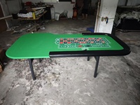 Modern Home Mini faltbare benutzer definierte Roulette Tisch Metall Material zum Verkauf