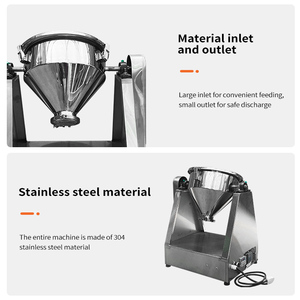 Tốc độ cao 5L phòng thí nghiệm Mini TUMBLING 10 kg 10 kg 2 lít 5 L xà phòng protein cà phê bé Sữa bột Trống máy trộn - Product Image 3