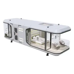 Mobile Luxury Prefab Villa Waterproof Capsule House Hotel Prefabricated Cabin Sleeping Pod