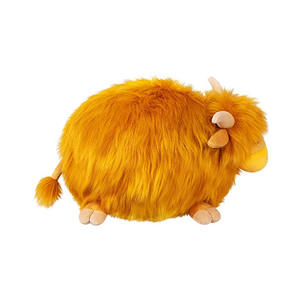Longues poilues jambes courtes potelées dessin animé bétail doux rempli Animal jouet enfants animal de compagnie en gros marron 7 pouces <span class=keywords><strong>Mini</strong></span> <span class=keywords><strong>vache</strong></span> <span class=keywords><strong>Highland</strong></span> en peluche mignon - Product Image 4