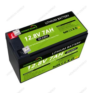 แบตเตอรี่ลิเธียมไอรอนฟอสเฟต 89.6wh 12v 7ah ชุดแบตเตอรี่สำหรับเปลี่ยนแทนแบตเตอรี่ตะกั่วกรด - Product Image 4
