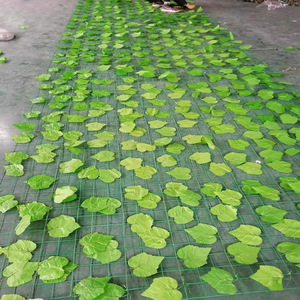 Filet de protection en feuilles vertes, maille de lierre artificiel pour la protection des pentes et la décoration des jardins, origine Hebei, anti-UV. - Product Image 1
