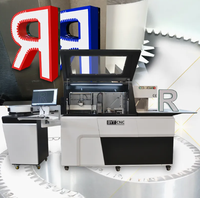 Machine de cintrage de lettres pour enseignes, avec bordure automatique, pour la fabrication de lettres en relief