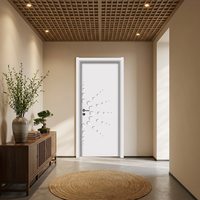 Porte intérieure en bois moderne DK-112 CPL, résistante aux rayures, pour chambre et hôtel, gain de temps, vente en gros
