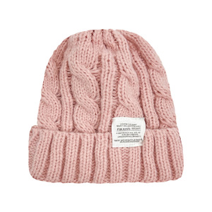 Autunno inverno tessuto lavorato a maglia cappello di lana per gli uomini delle donne in velluto caldo ispessito cappellino multicolore Versatile per uso Casual quotidiano - Product Image 6