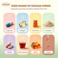 Gommes Métabolisme Quotidien OEM Complexe de Vitamines B Mélange Botanique Coup Énergie Soutien Gestion du Poids 60 Pièces