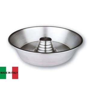 Teglia Conica in Alluminio Senza Foro 22x7.5h per Cottura e Uso Domestico - Product Image 1