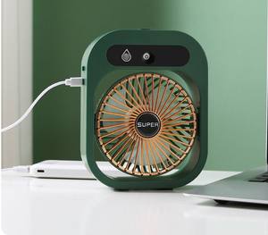 Nouveau Ventilateur Climatiseur 3-en-1 Tactile et Réglable 2025 avec Fonction Brume Glacée, Rechargeable – Idéal pour l'Été et Cadeaux d'Affaires - Product Image 2