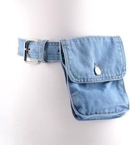Cintura camicia personalizzata in Denim da <span class=keywords><strong>donna</strong></span> <span class=keywords><strong>eleganti</strong></span> <span class=keywords><strong>marsupi</strong></span> con tasca rimovibile - Product Image 3