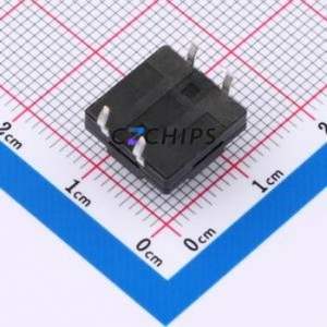 SMG-12-H070A1 Tactile Switch Through hole Component (THT)-4P,12x12mm Switch Single Pole Single Throw Round Button 2.5N 12mm - Product Image 2