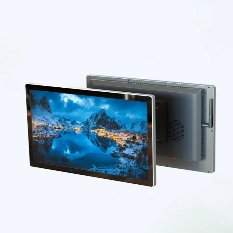 21 pulgadas kiosco ventana pantalla Lcd publicidad quiosco Horizontal publicidad comercial reproductor Android pantalla táctil capacitiva
