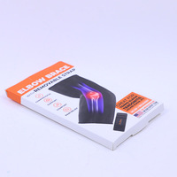 Boîte d'emballage en carton pliable de luxe personnalisée pour genouillères et coudières de sport, vêtements et sous-vêtements