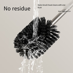 Ensemble de <span class=keywords><strong>brosse</strong></span> de <span class=keywords><strong>toilette</strong></span> noire mate personnalisée <span class=keywords><strong>brosse</strong></span> de nettoyage de cuvette de <span class=keywords><strong>toilette</strong></span> et ensemble de support <span class=keywords><strong>brosse</strong></span> de <span class=keywords><strong>toilette</strong></span> ronde dorée en acier inoxydable 304 - Product Image 5