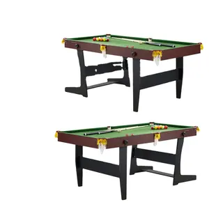 Vente en gros en usine Table de billard d'intérieur pliante multifonctionnelle 7ft Tables de billard récréatives d'extérieur pour enfants