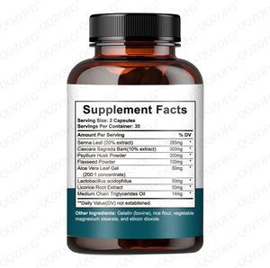 Capsules pour la santé intestinale, 12 ingrédients actifs pour soutenir la digestion, 60 unités, fourniture directe d'usine OEM - Product Image 2