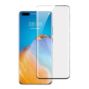 Protector de Pantalla de Vidrio Templado 3D Curvo con Pegamento Completo, Desbloqueo de Huella Dactilar HD, Pegamento Lateral para Huawei Mate 70 60 Pro, para Samsung Redmi - Product Image 1