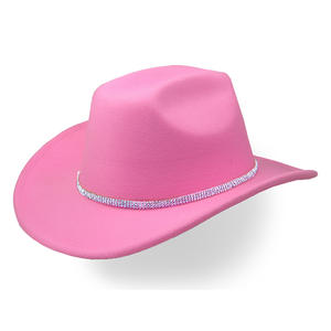Sombrero Fedora Vaquero Occidental Unisex Clásico con Cinturones de Hebilla Enrollables, Tejido Transpirable de Lana/Fieltro, para Fiestas al Aire Libre, Pesca, Moda - Product Image 3