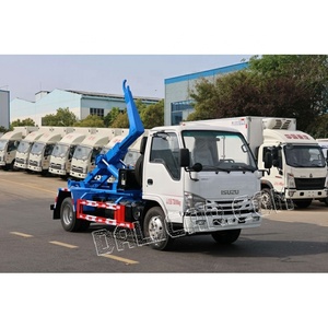 Low Price 1SUZU Hook Arm <strong>Garbage</strong> <strong>Truck</strong> 4X2 Mini Hook Lift <strong>Garbage</strong> <strong>Truck</strong> for Sale - Product Image 3