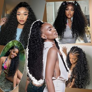 Perruque Full Lace HD Transparente Cheveux Européens Remy avec Baby Hair Afro Kinky Curly 22-30 pouces pour Femmes Noires – Offre Spéciale - Product Image 6