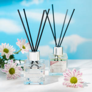 Boîte cadeau personnalisée en gros, flacon diffuseur d'huile parfumée de 50 ml, diffuseur de parfum haut de gamme, ensemble de diffuseur de roseau en bois de santal - Product Image 6