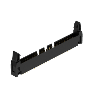 Hàng kép góc phải nhúng 1.0/1.27/<span class=keywords><strong>2</strong></span>.0/<span class=keywords><strong>2</strong></span>.<span class=keywords><strong>54mm</strong></span> <span class=keywords><strong>2</strong></span>.<span class=keywords><strong>54mm</strong></span> ejector tiêu đề kết nối nhựa <span class=keywords><strong>IDC</strong></span> hộp shrounder đồng cho PCB 4P pins - Product Image 1